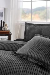 Özdilek Noir King Size Lastikli Çarşaf Nevresim Takımı