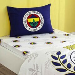 Taç Lisanslı Fenerbahçe Palamut Pamuk Tek Kişilik Pike Takımı