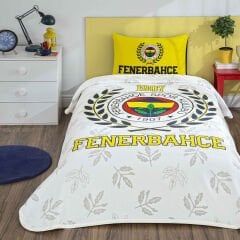 Taç Lisanslı Fenerbahçe Palamut Pamuk Tek Kişilik Pike Takımı