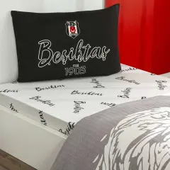 Taç Lisanslı Beşiktaş Since 1903 Pamuk Tek Kişilik Pike Takımı