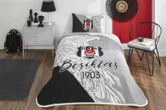 Taç Lisanslı Beşiktaş Since 1903 Pamuk Tek Kişilik Pike Takımı