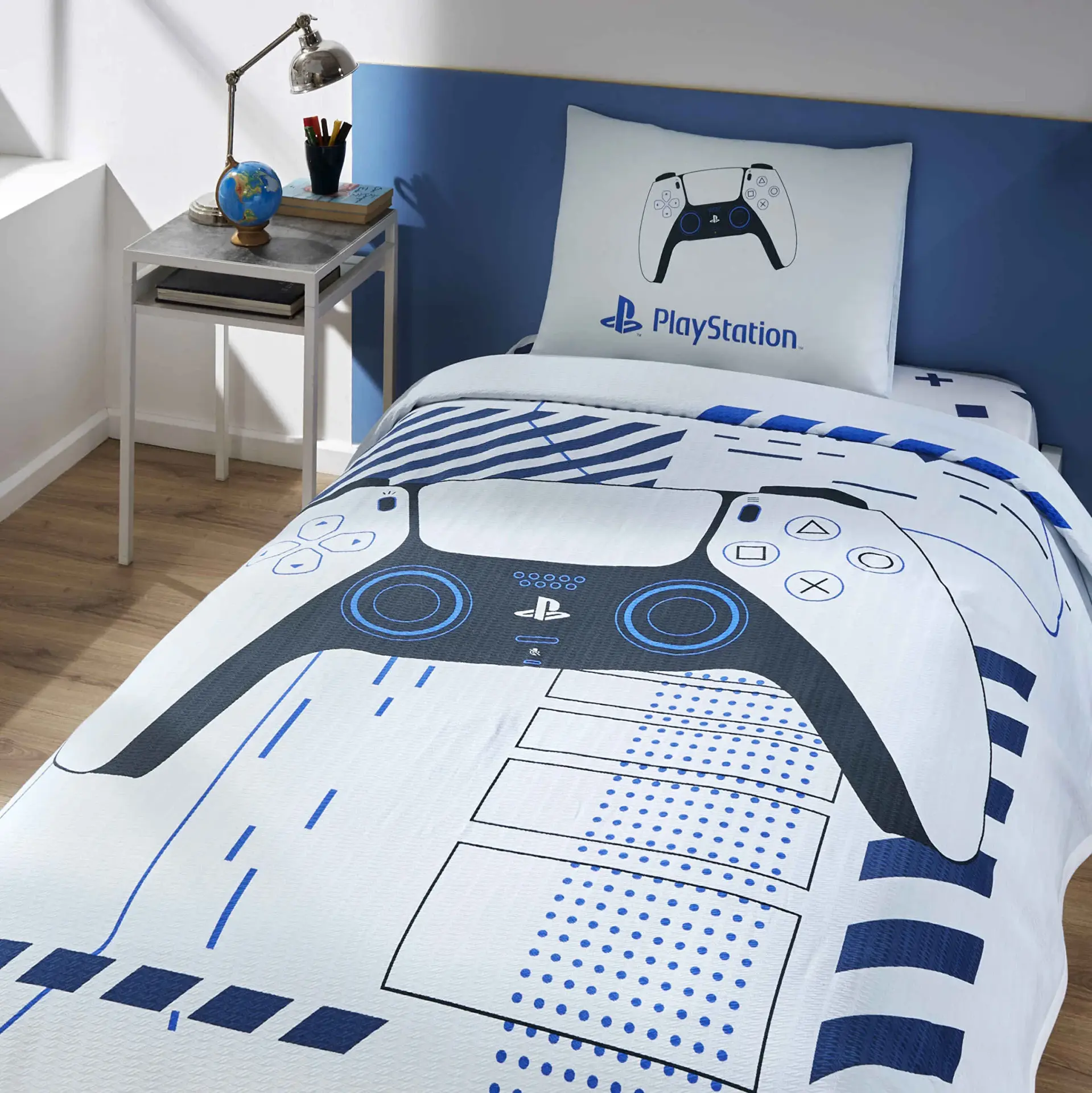 Taç Lisanslı Playstation Pamuk Tek Kişilik Pike Takımı