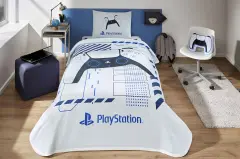 Taç Lisanslı Playstation Pamuk Tek Kişilik Pike Takımı