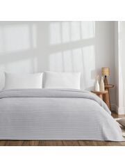 Taç Monet Çift Kişilik Pike Gri