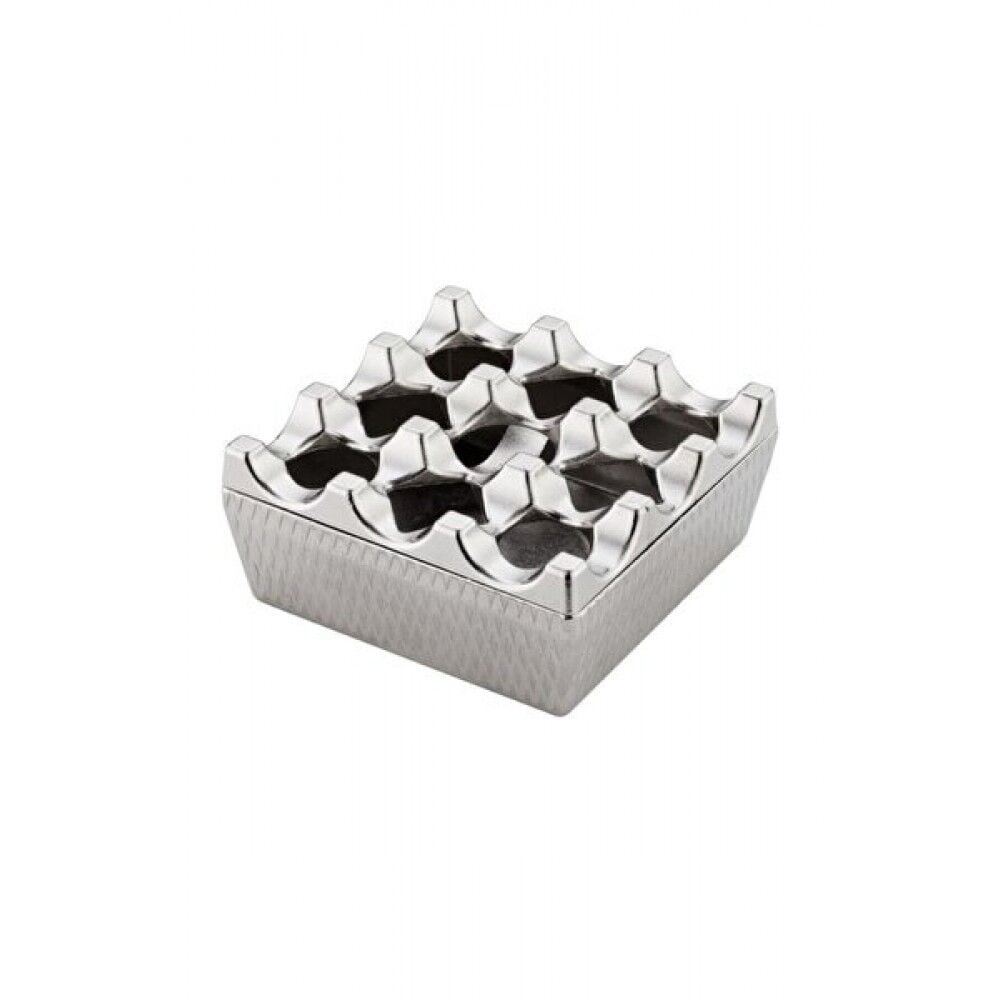 Pios Döküm Kare Küllük Krom ızgaralı 8 cm