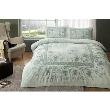 Taç Ranforce Çift Kişilik Nevresim Takımı Glory Mint