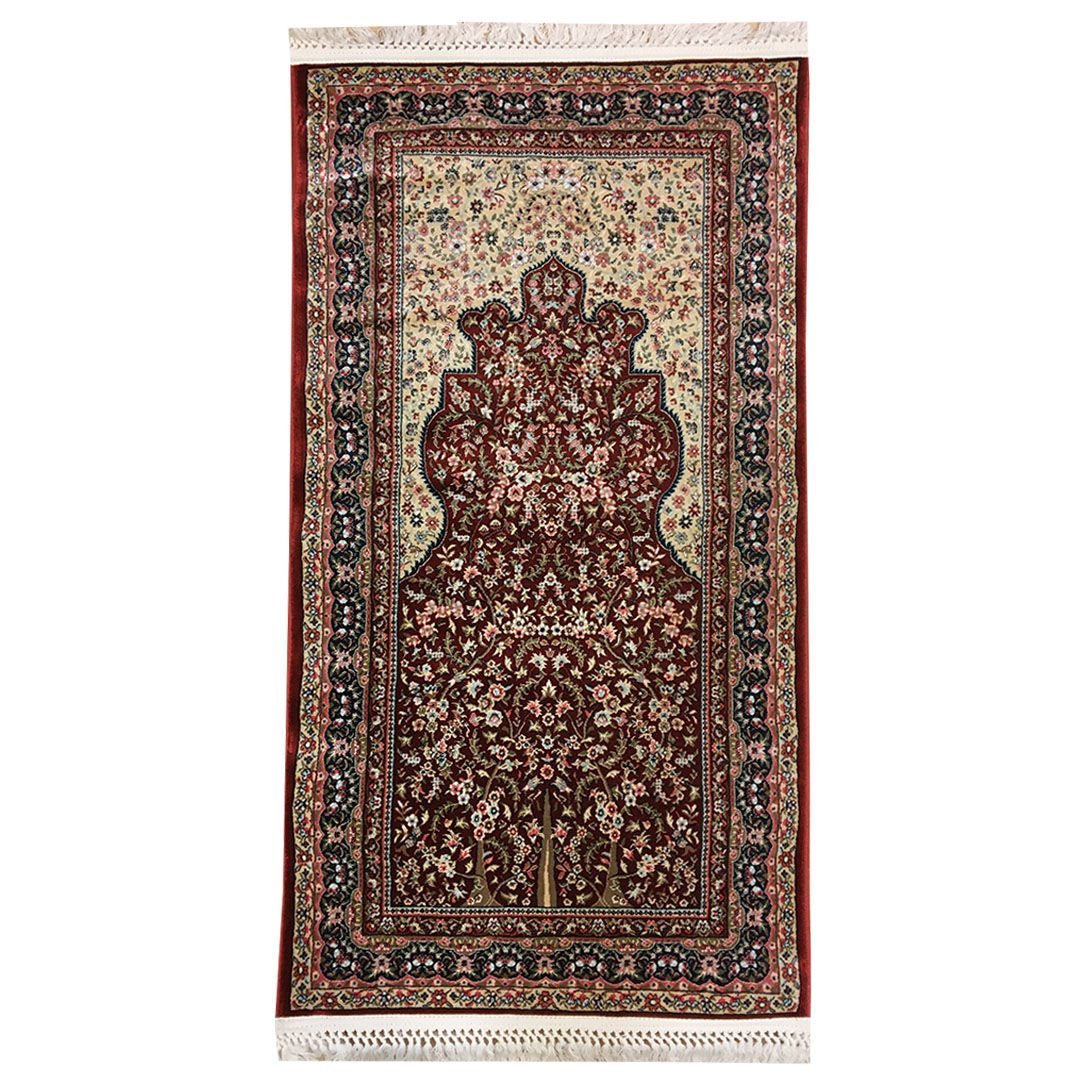 Halı Seccade Angora Halı Namazlık Infinity 8482A Bordro Ebat 65x120