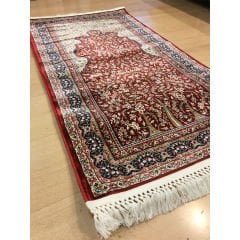 Halı Seccade Angora Halı Namazlık Infinity 8482A Bordro Ebat 65x120