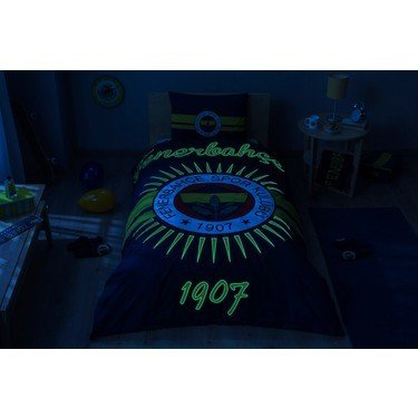 Taç Fenerbahçe Logo Nevresim Takımı Lisanslı Tek Kişilik