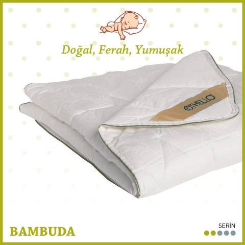 Othello Bambuda Bambu Dolgulu Bebe Yorgan 95x145 Cm