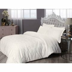 Taç Jakar Brinley Çift Kişilik Nevresim Takımı Ekru