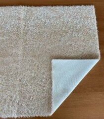 Romanzo - Krem Yıkanabilir Kaymaz Tabanlı Leke Tutmayan Yolluk Halı Eni 75 cm