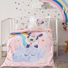 Taç Pamuk Bebe Nevresim Takımı Disney Minnie Mouse Sun