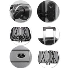 My Valice Ruby Abs Kabin Boy Valiz