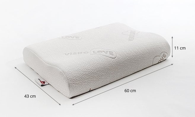 Visko Love Therapy Double V7006 Visco Yastık 60x43x11/10 cm