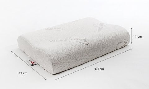 Visko Love Therapy Double V7006 Visco Yastık 60x43x11/10 cm