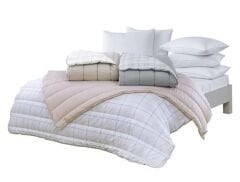 Othello Verno Çift Kişilik Yorgan Set Gri 195 x 215 cm