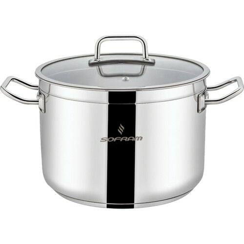 Sofram Atlas Çelik Tencere 24 cm Derin  5,30 Lt