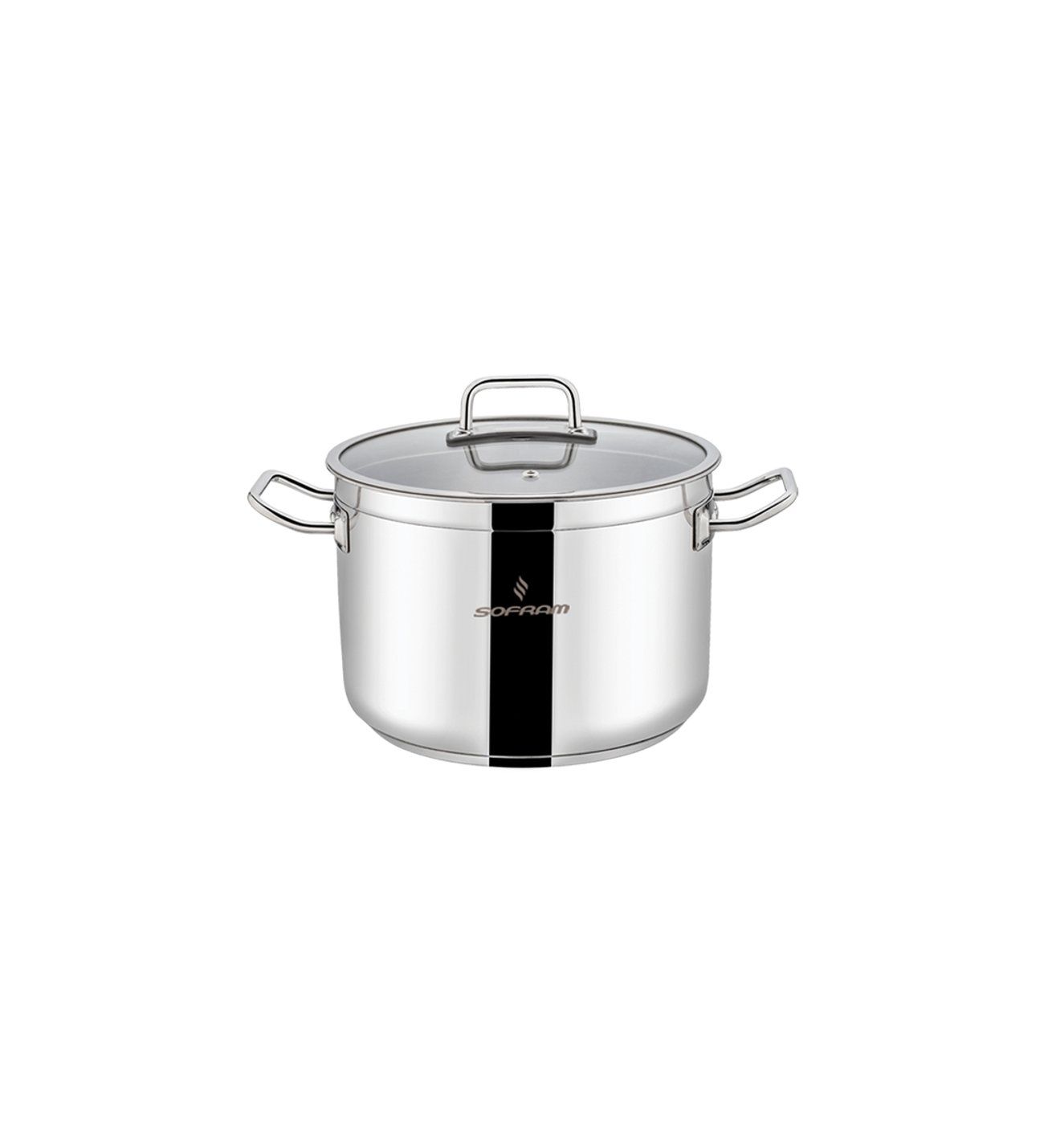 Sofram Atlas Çelik Tencere 20 cm Derin  3Lt