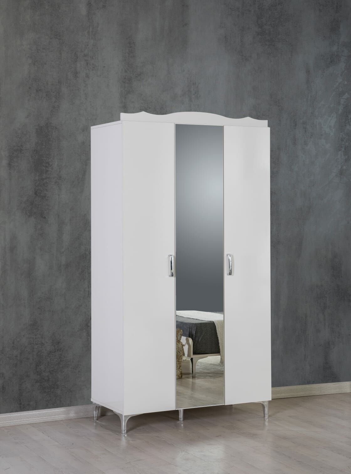 Kozan Hayal Aynalı  3 kapılı Gardırop