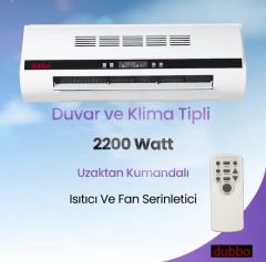 Dubbo  Duvar Tipi Fanlı Isıtıcı-Soğutucu 2200 Watt