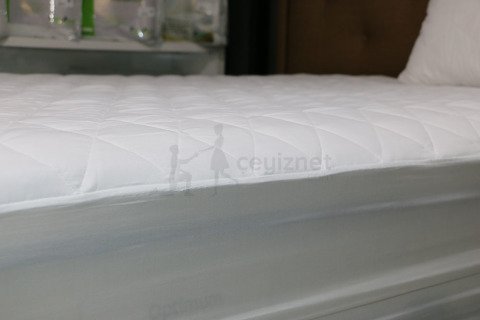 Adım Kapitone Fitted Alez Çift Kişilik 160x200 cm