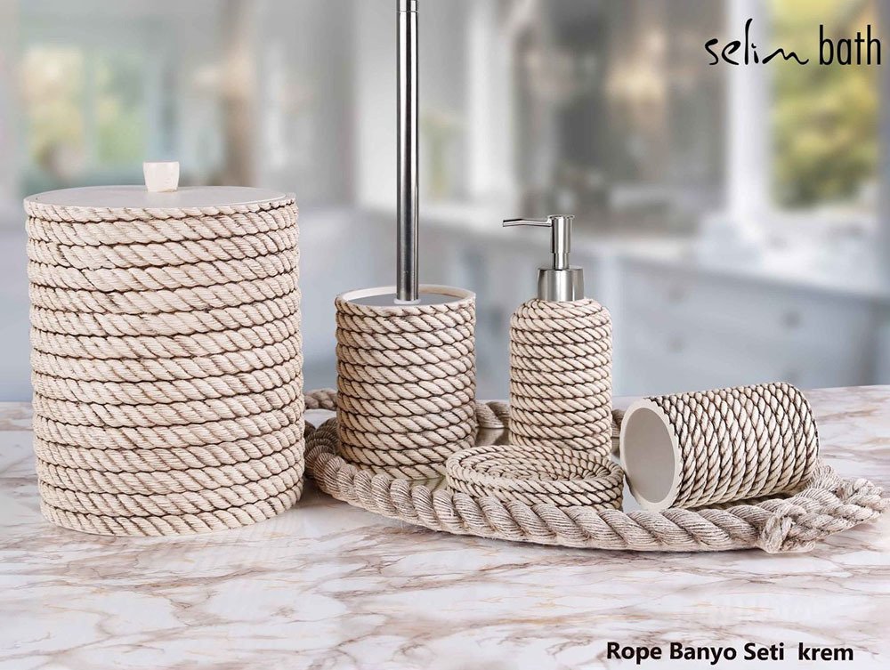 By Selim Rope Banyo Seti KREM 