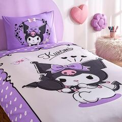 Taç Kuromi Tek Kişilik Lisanslı Nevresim Takımı