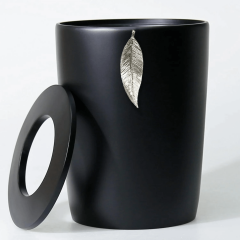 By Selim Leaf Banyo Seti Siyah Gümüş