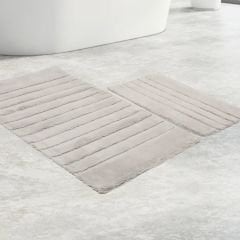 Özdilek Stra Pamuklu Klozet Takımı Açık Gri