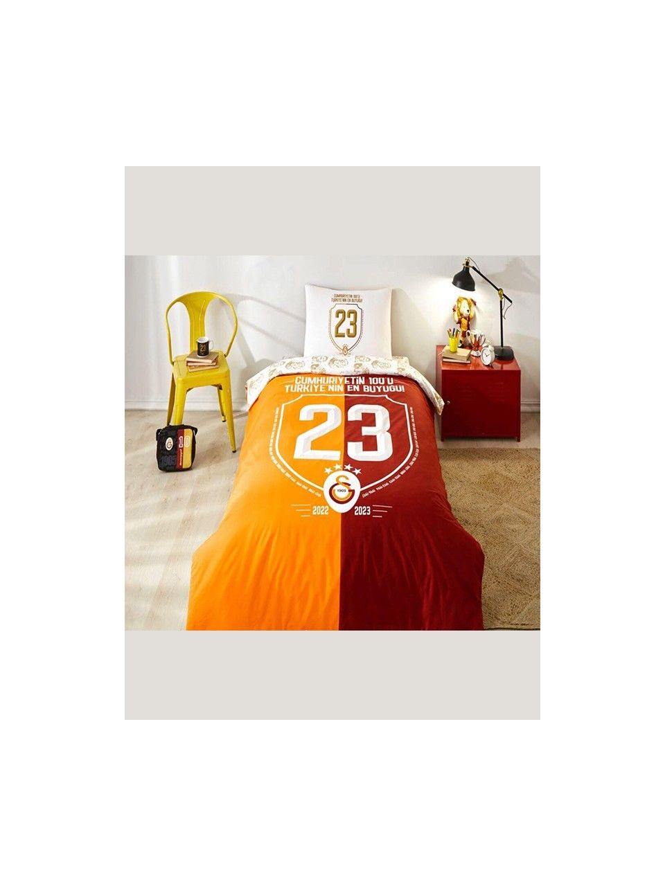 Taç Galatasaray Şampiyonluk Nevresim Takımı - Tek Kişilik