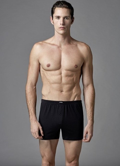 Eros ERS038 Siyah-Lacivert 2 li Erkek Boxer