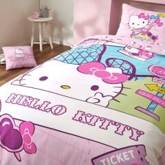 Taç Hello Kitty Travel Tek Kişilik Nevresim Takımı