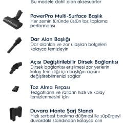 Electrolux EP71UB14DB Ultimate 700 Serisi Hafif ve Güçlü Dikey Şarjlı Süpürge