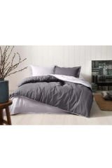 Özdilek  Tek Kişilik Colormıx Nevresim Takımı Antrasit Gri