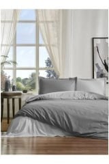 Özdilek Nevresim takımı Rnf Tek kişilik Antrasit-Gümüş