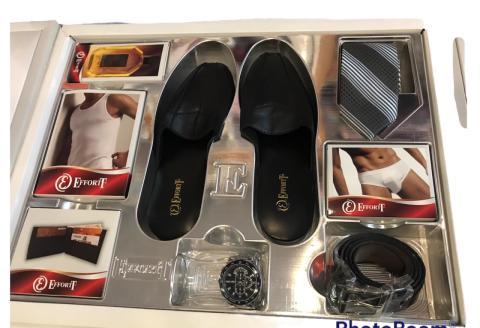 Effort damat seti saten pijama Siyah  (S) beden