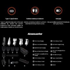 Relux RPG7500 Groomexpert 15’i 1 Arada Erkek Bakım Kiti