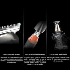 Relux RPG7500 Groomexpert 15’i 1 Arada Erkek Bakım Kiti