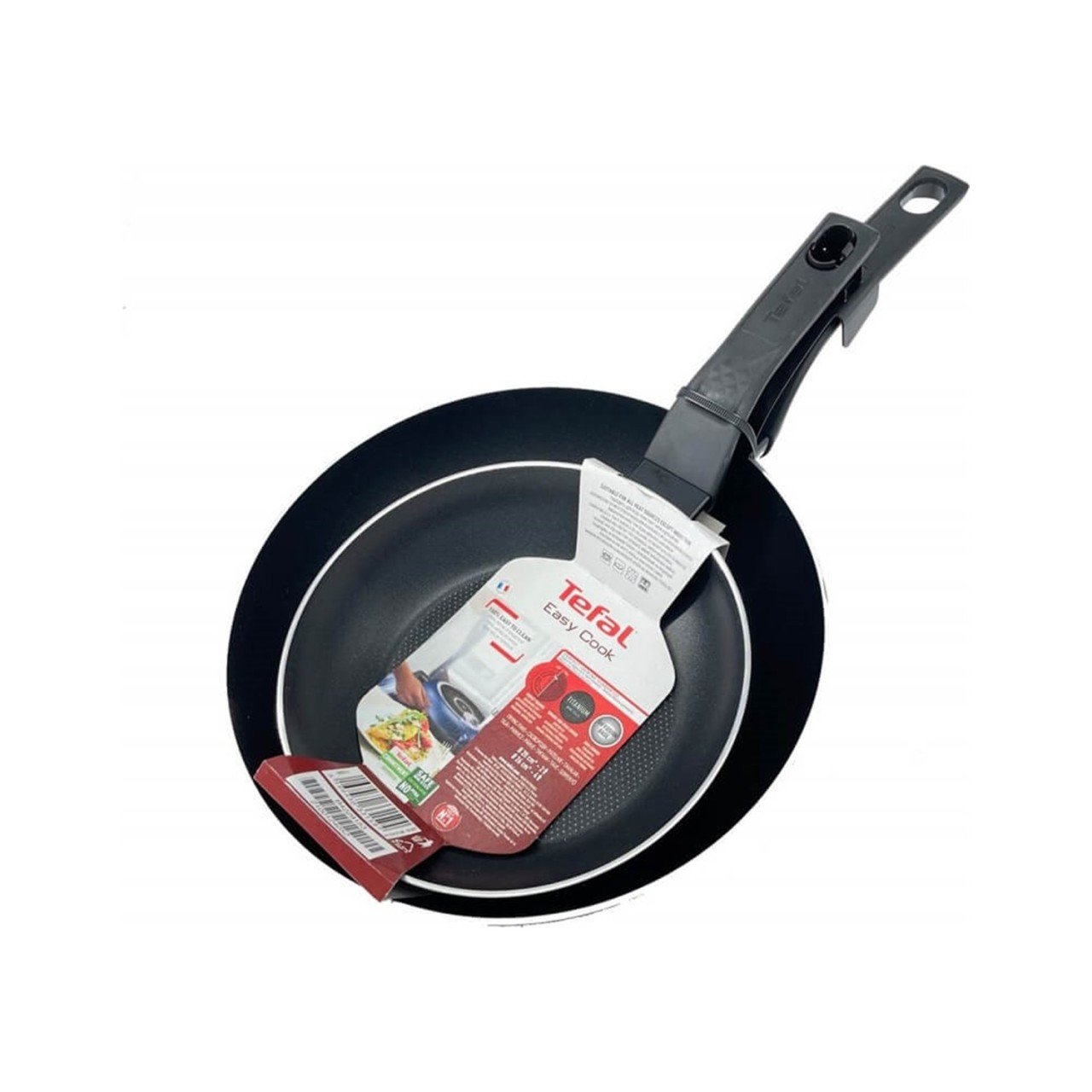 Tefal Titanyum 1X Easy Cook&Clean Difüzyon Tabanlı İkili Tava Seti - 20/26 cm