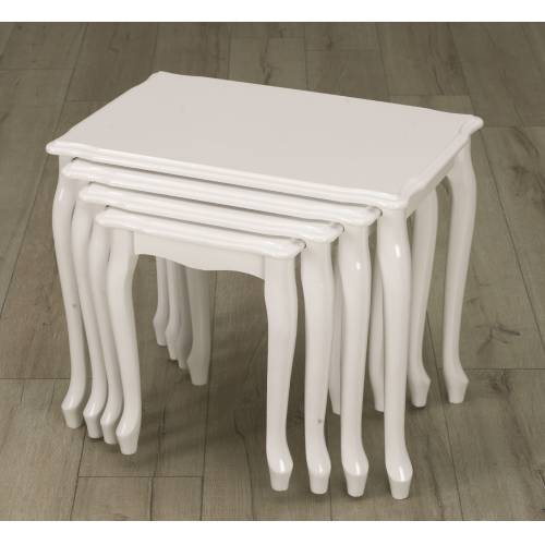 Zigon 4'Lü Sehpa BEYAZ