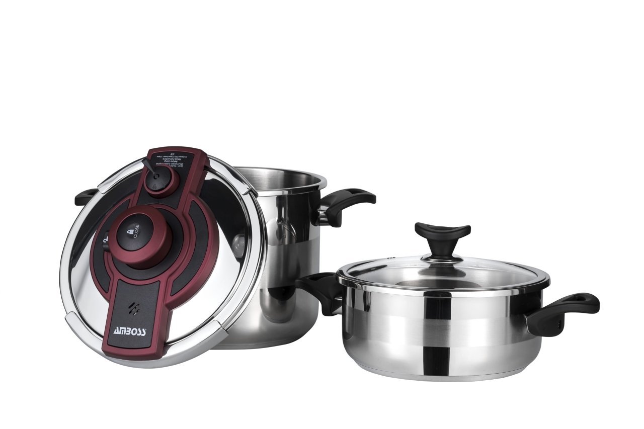 Amboss Ametist Matik Düdüklü Tencere Seti 7Lt+3.5Lt