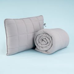 Othello Classico Egeo Life Yastık Alezi Yorgan Set 170x230 GRİ