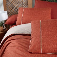 Sarev Unıtwıll Fancy Nevresim Takımı Çift Kişilik Taba