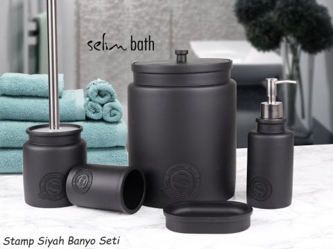 By Selim Stamp Banyo Seti Siyah