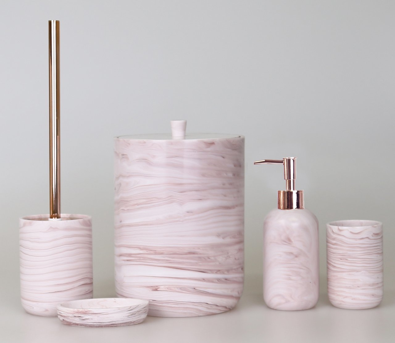 By Selim Marble Banyo Seti - Pudra