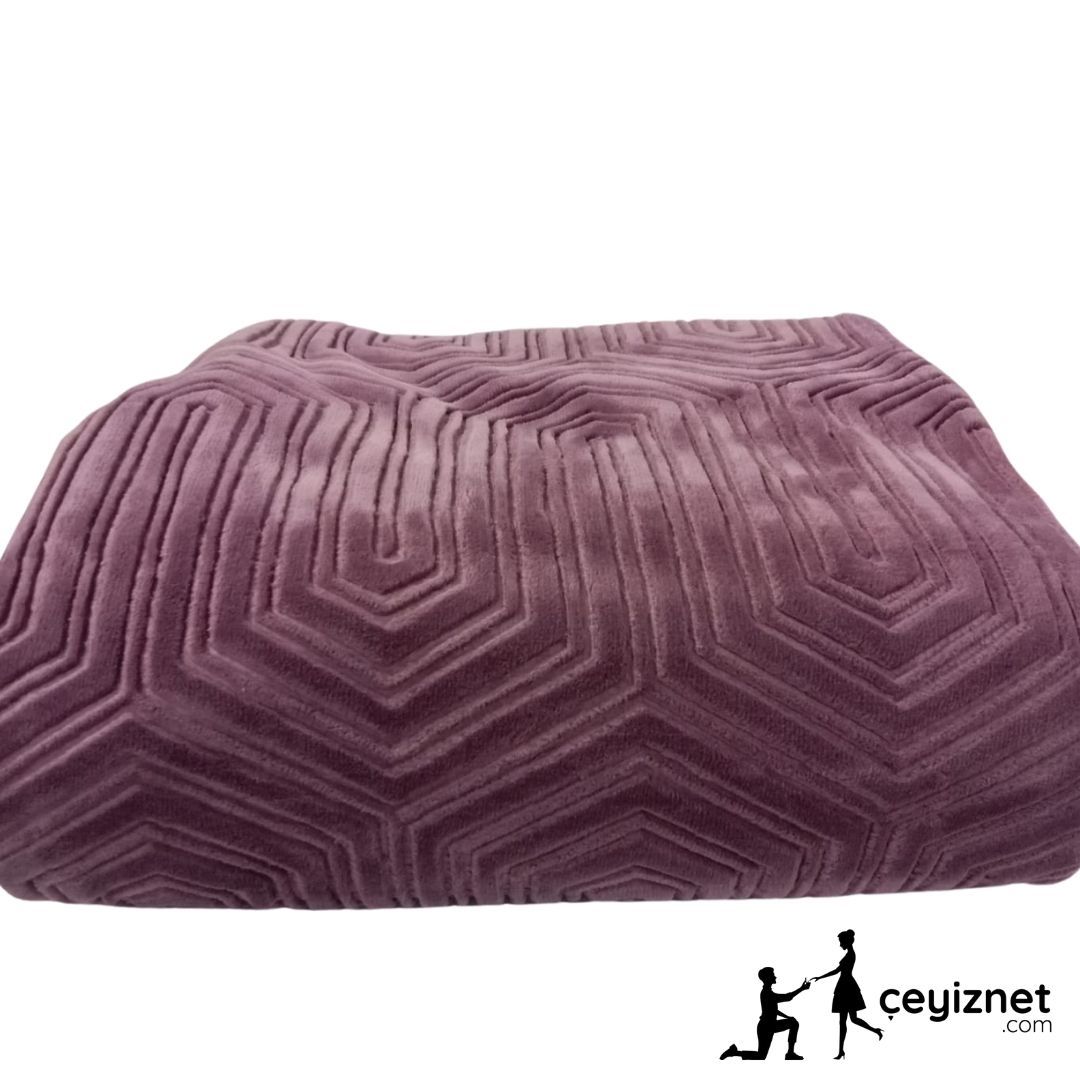 Özdilek Prestij Battaniye Çift Kişilik mürdüm