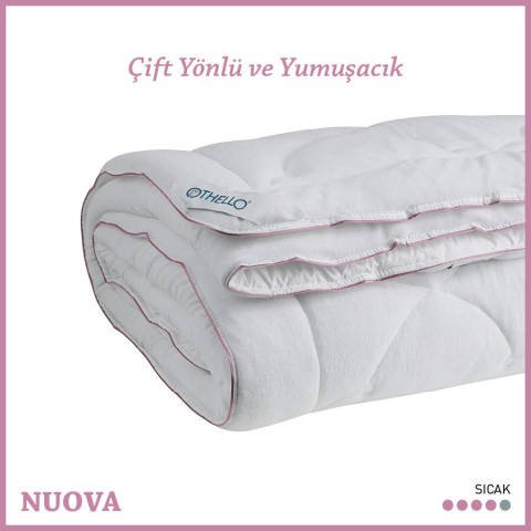 Othello Nuova Tek Kişilik Çift Yönlü Yumuşak Yorgan 155x215 Cm