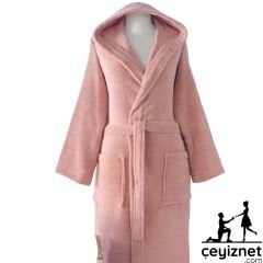 Özdilek Woven kapüşonlu Bornoz Tarçın