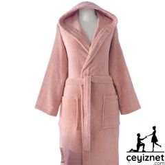 Özdilek Woven kapüşonlu Bornoz Tarçın